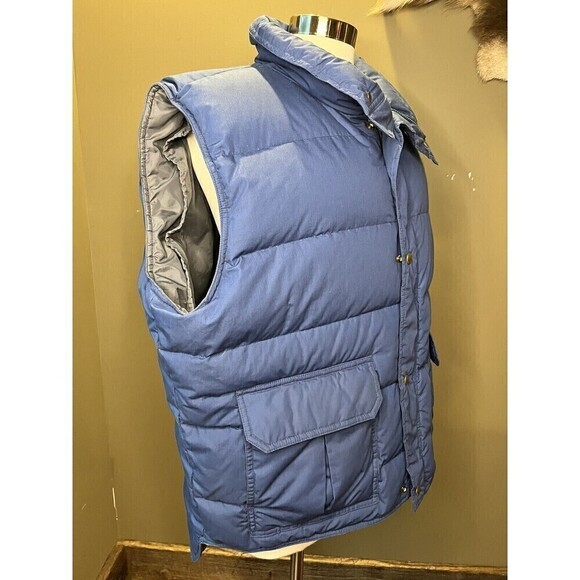 Vintage Y2K Rei Puffer Down Vest Blue Mens READ BELOW - Picture 6 of 11